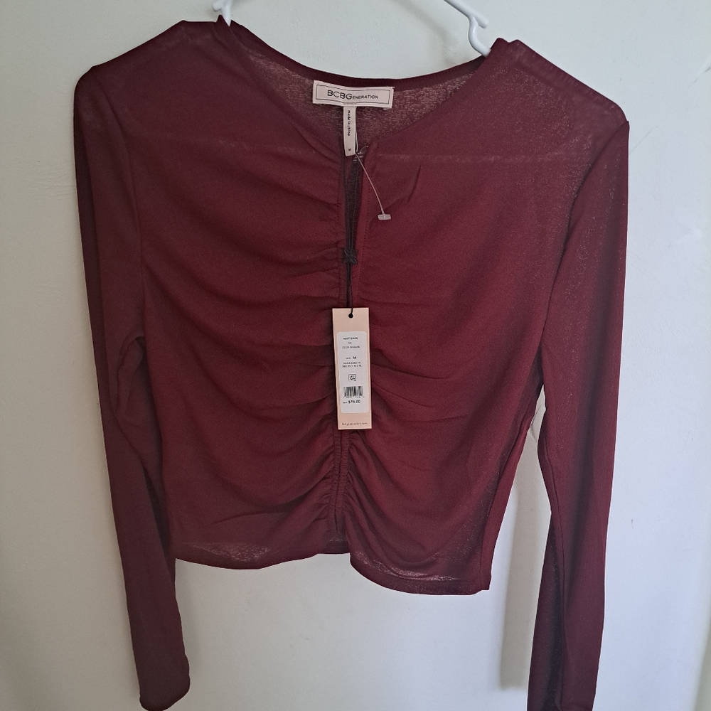 Maroon shirt